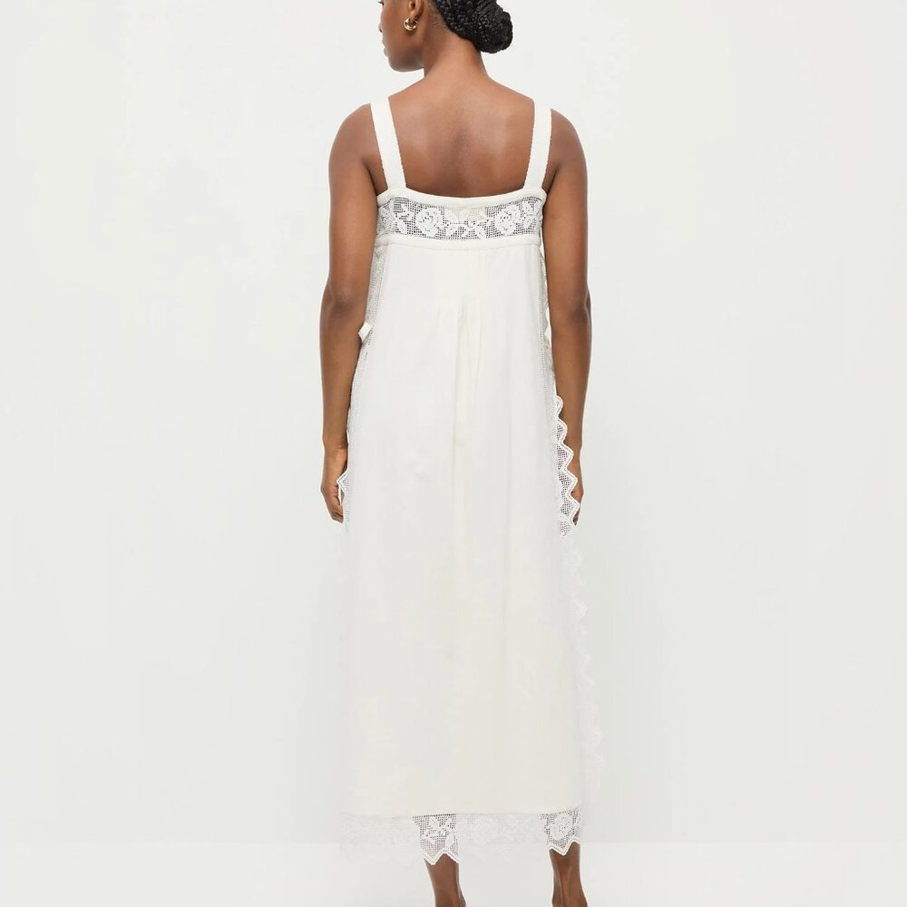 Poppy Lace Trim Dress Size 00 - Picture 5 of 8